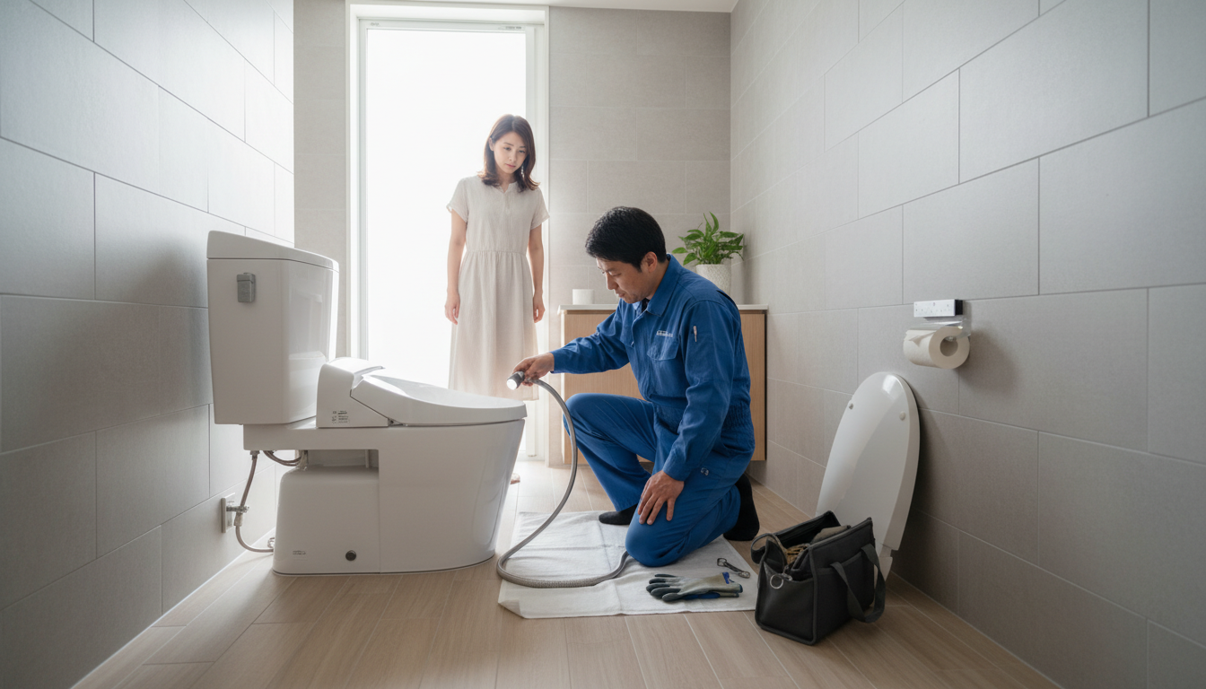 三郷市のトイレつまり修理料金の相場は?に関する画像