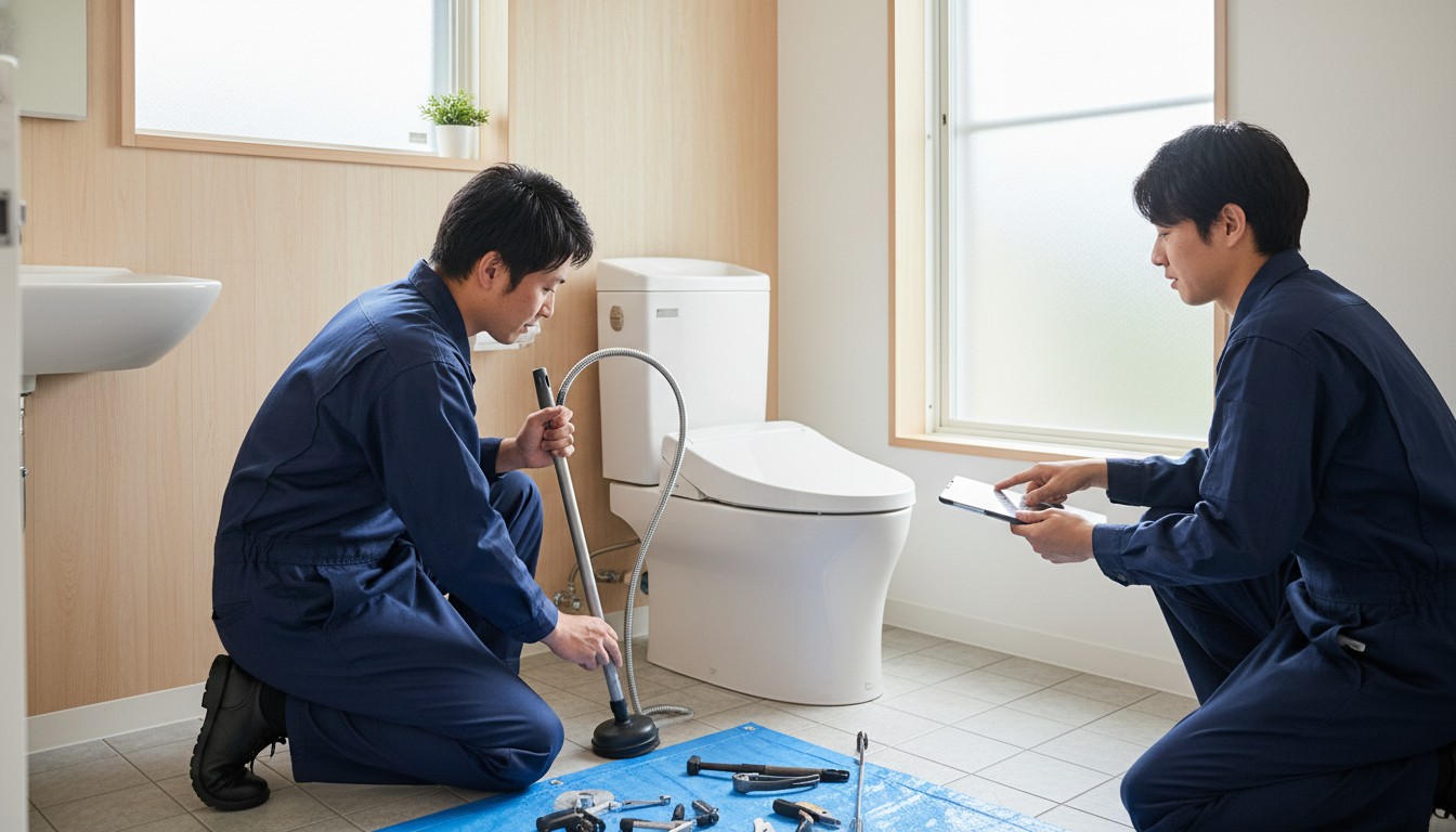 寄居町のトイレつまり修理料金の相場は?費用が決まる仕組みを解説に関する画像