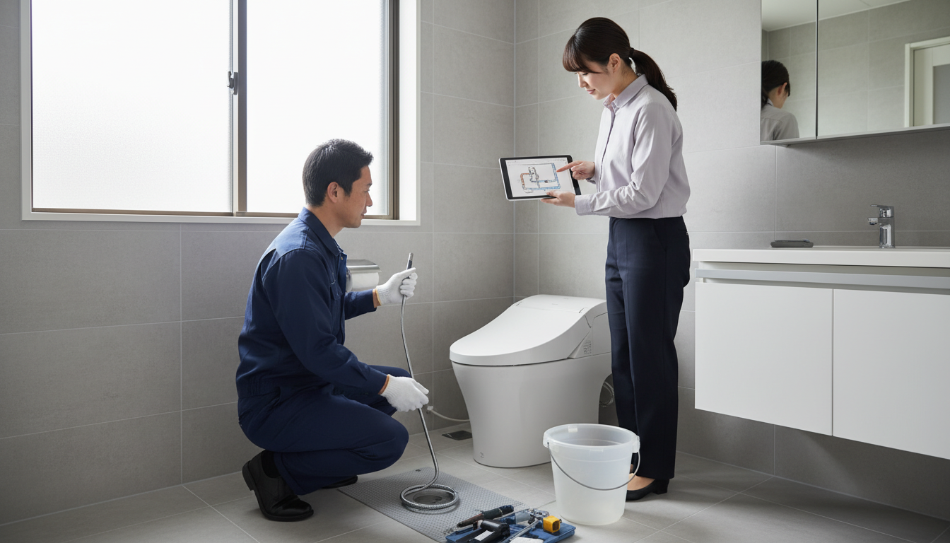 信頼できるトイレつまり修理業者を選ぶ5つのポイントに関する画像