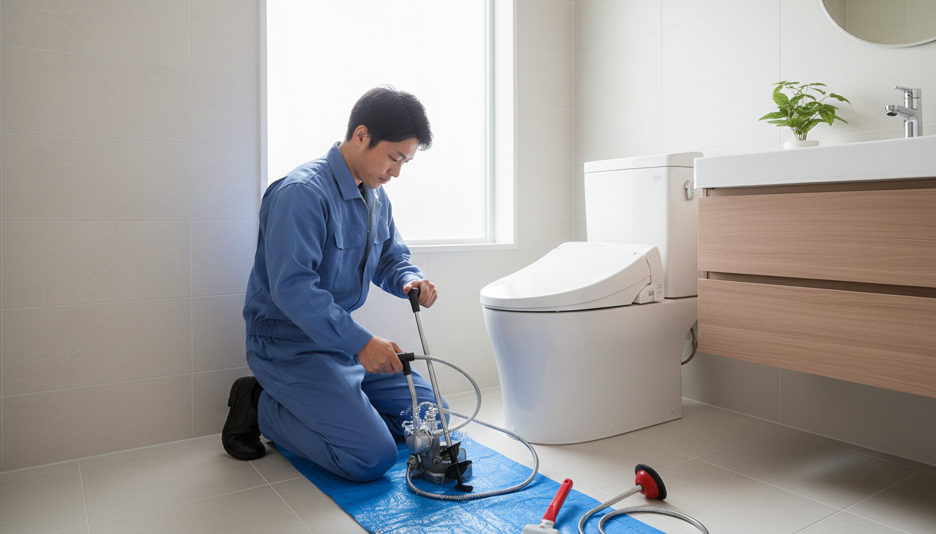熊野市のトイレつまり修理料金の相場に関する画像