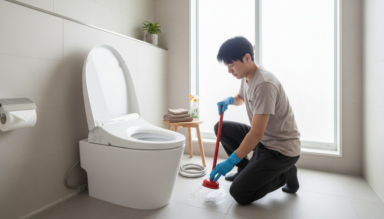 業者を呼ぶ前に試せる!トイレつまり解消法に関する画像