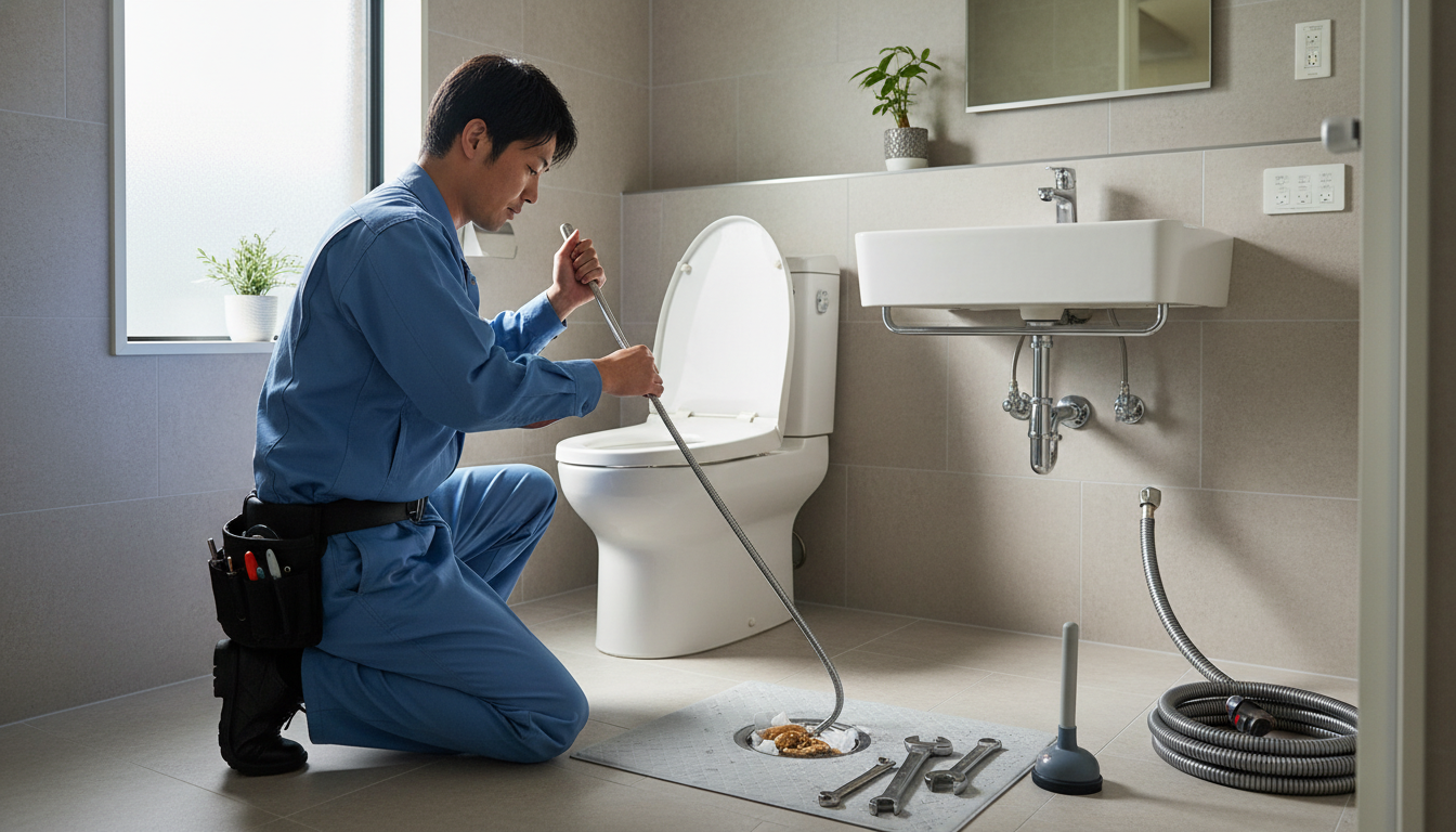 トイレつまりの原因別・料金相場に関する画像