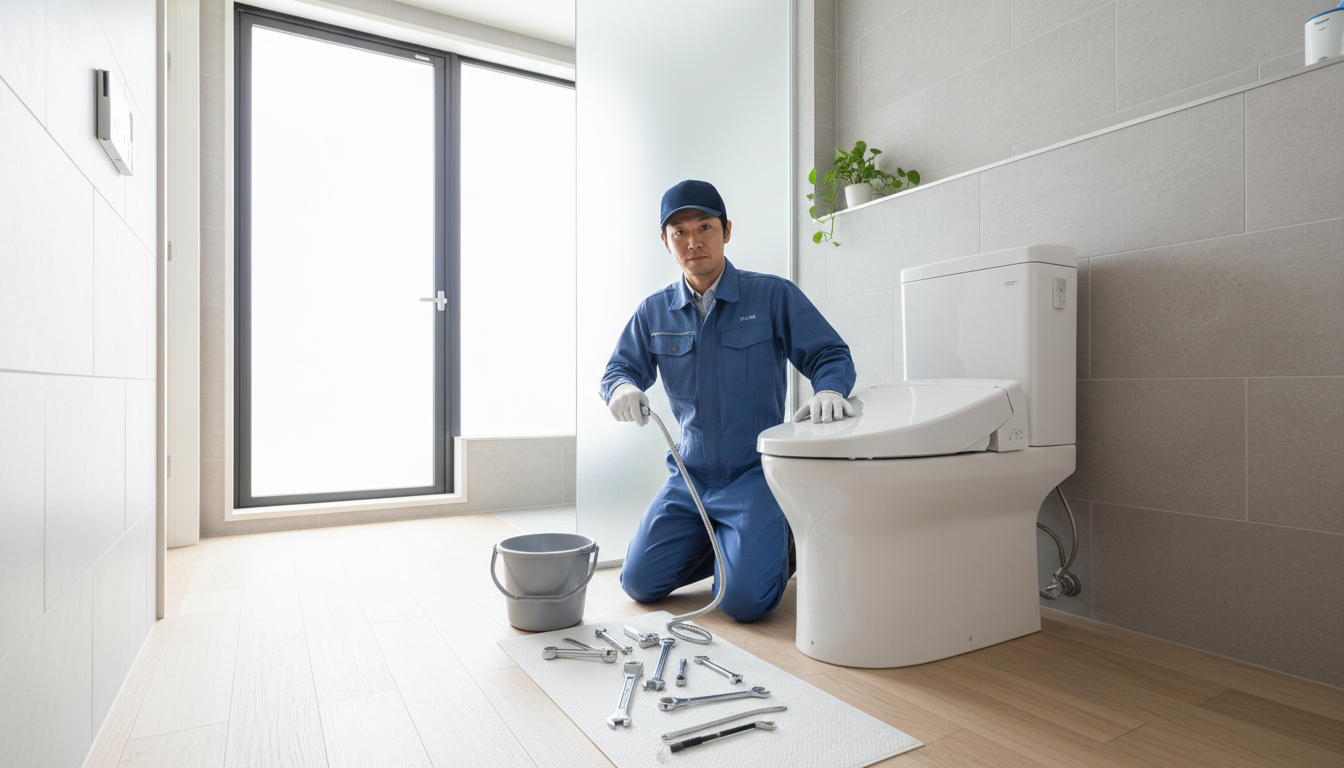 トイレつまりの修理料金、玖珂郡和木町の費用相場は?に関する画像