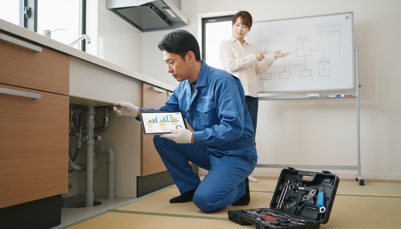 信頼できる水道業者を見極める5つのチェックポイントに関する画像