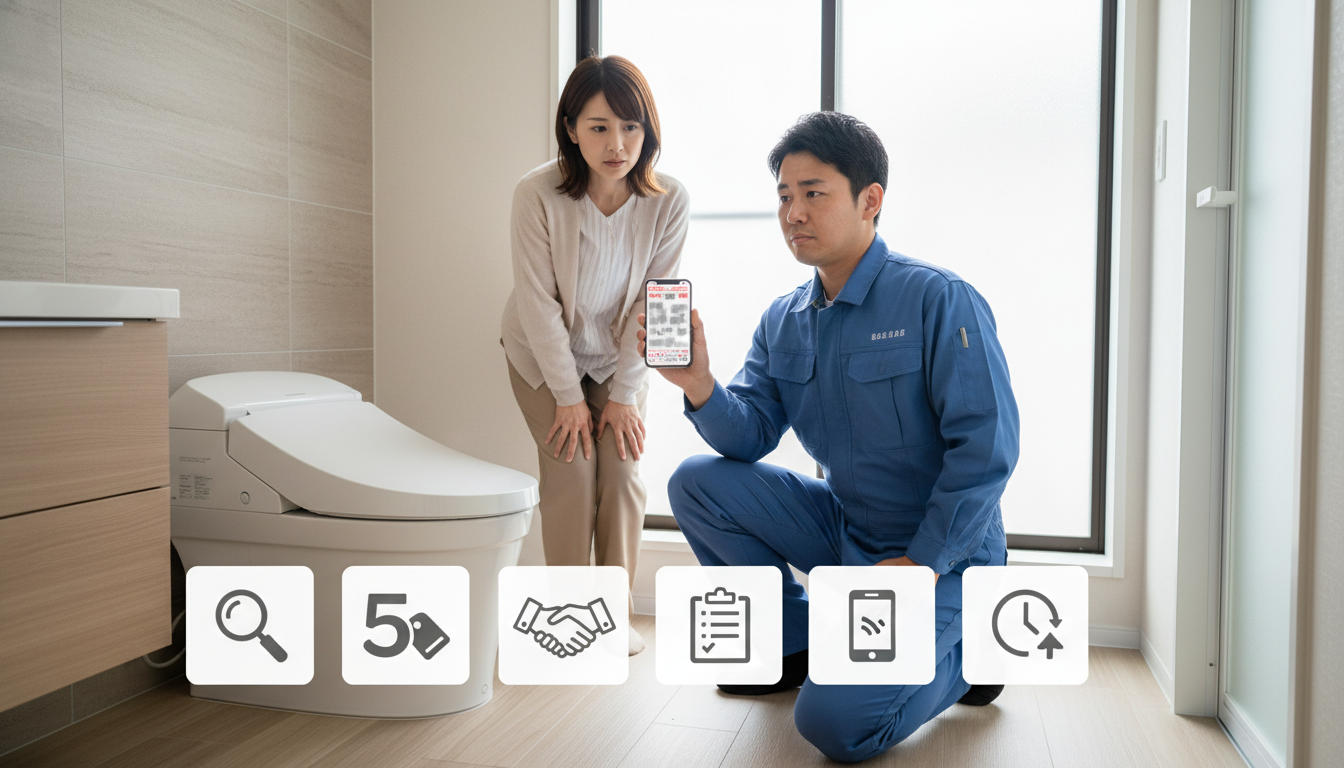 悪質業者を避けるための5つのチェックポイントに関する画像