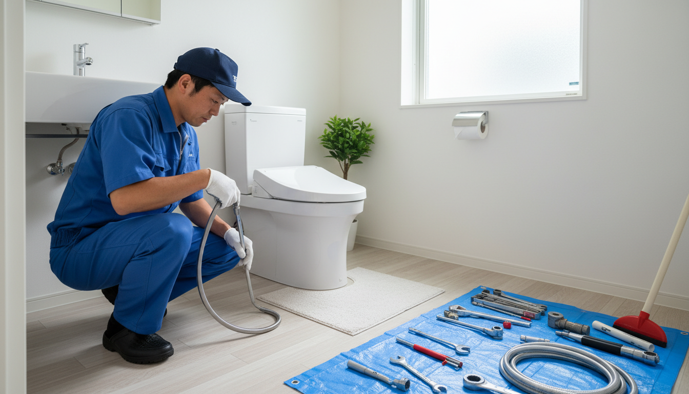 トイレつまりの修理料金相場｜蒲生郡日野町エリアに関する画像