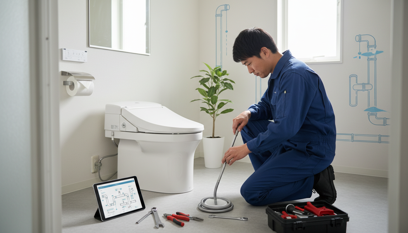 甲良町のトイレつまり修理にかかる料金相場と内訳に関する画像