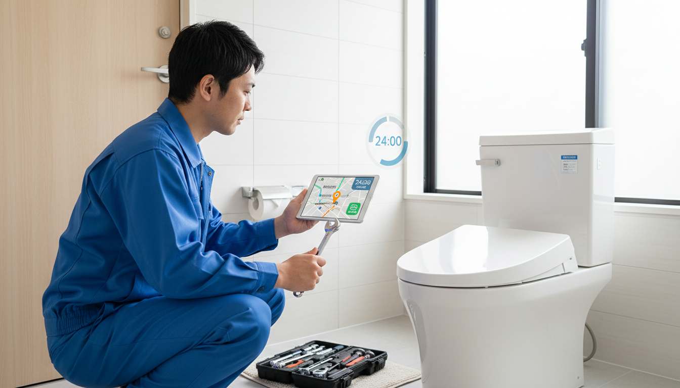 ポイント2：「最短到着時間」と「24時間365日対応」をチェックに関する画像