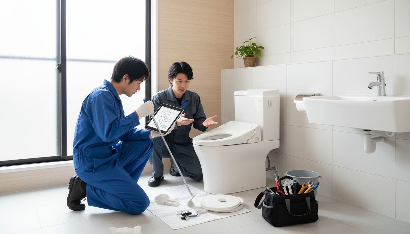 南大隅町のトイレつまり修理料金の相場は？に関する画像