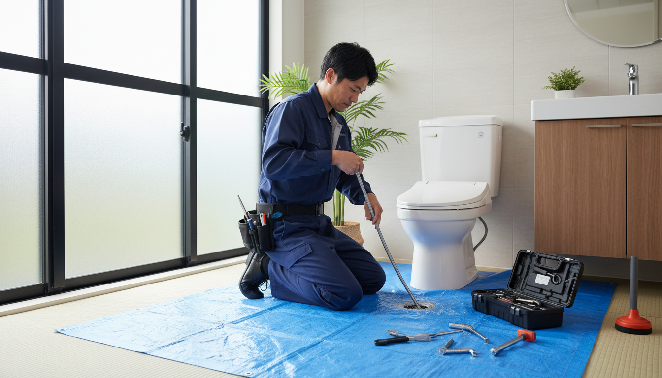 垂水市のトイレつまり修理料金の相場は?に関する画像