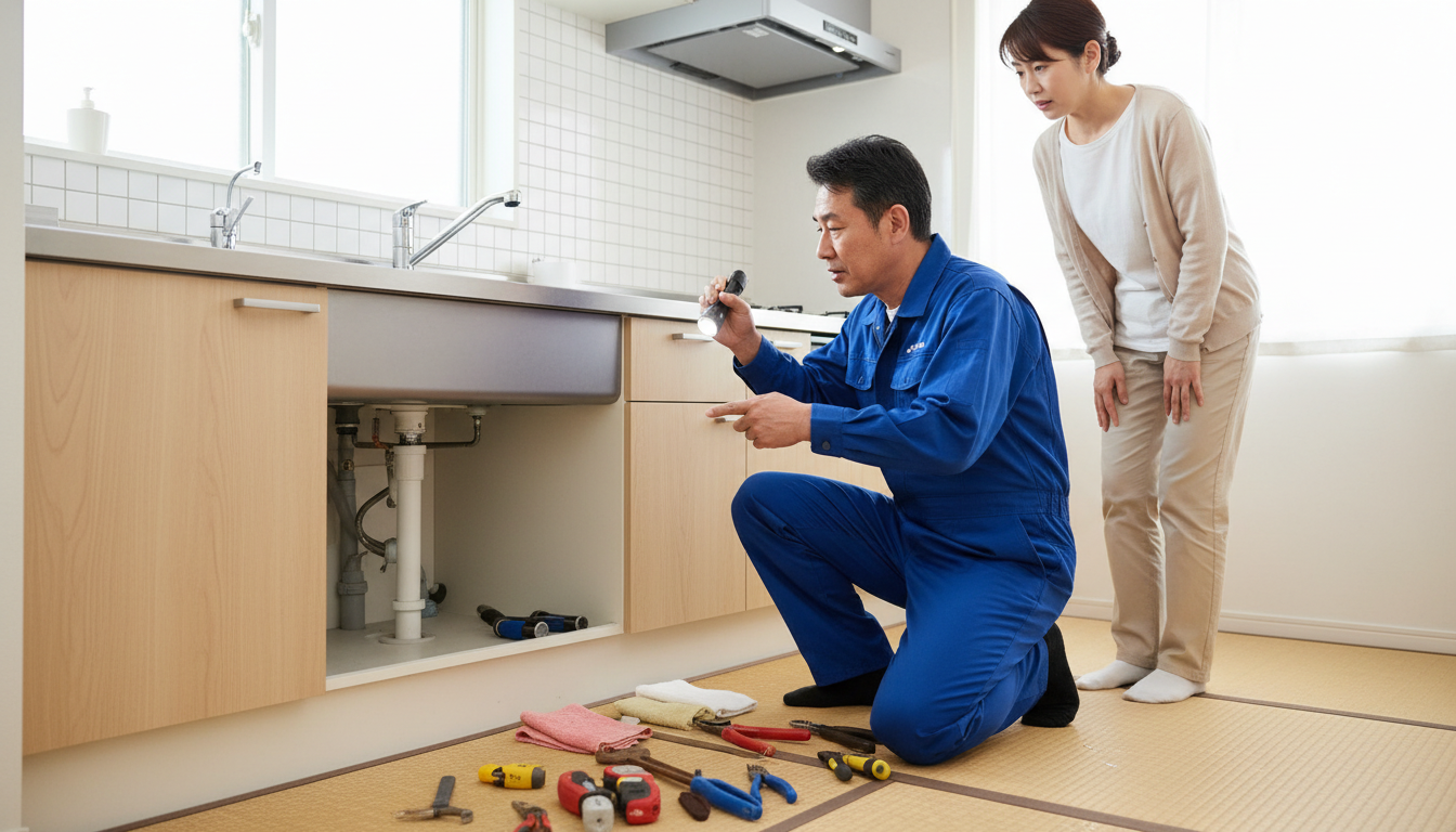 悪質業者に注意!八峰町で信頼できる水道修理業者を見分ける5つのポイントに関する画像