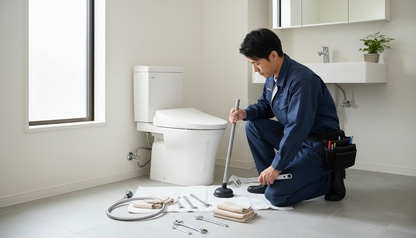 鹿角郡小坂町のトイレつまり修理にかかる料金相場に関する画像