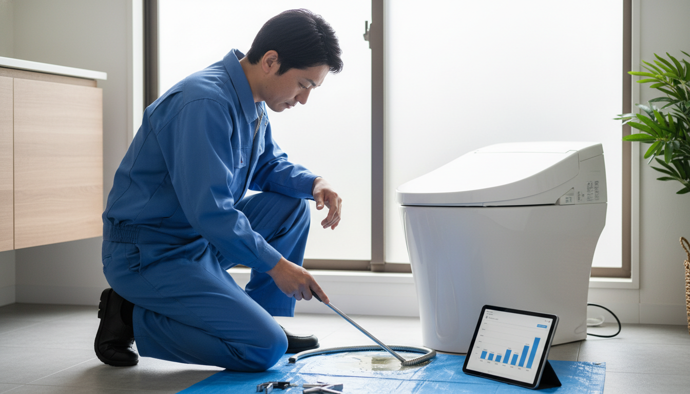 北秋田市のトイレつまり修理料金の相場は？に関する画像