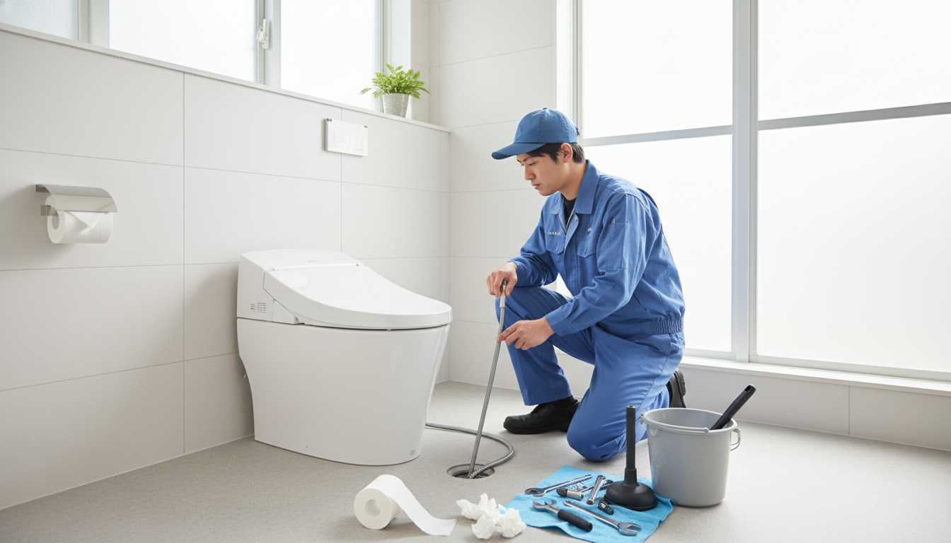 トイレつまりの原因別!修理費用の相場と作業内容【戸塚区】に関する画像