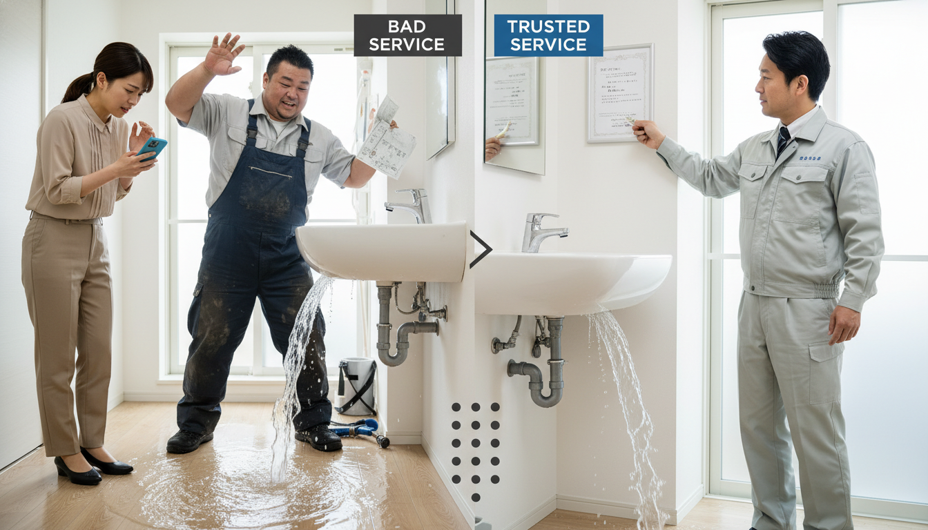 悪質業者に注意！瀬谷区で信頼できる水道業者を選ぶ5つのポイントに関する画像