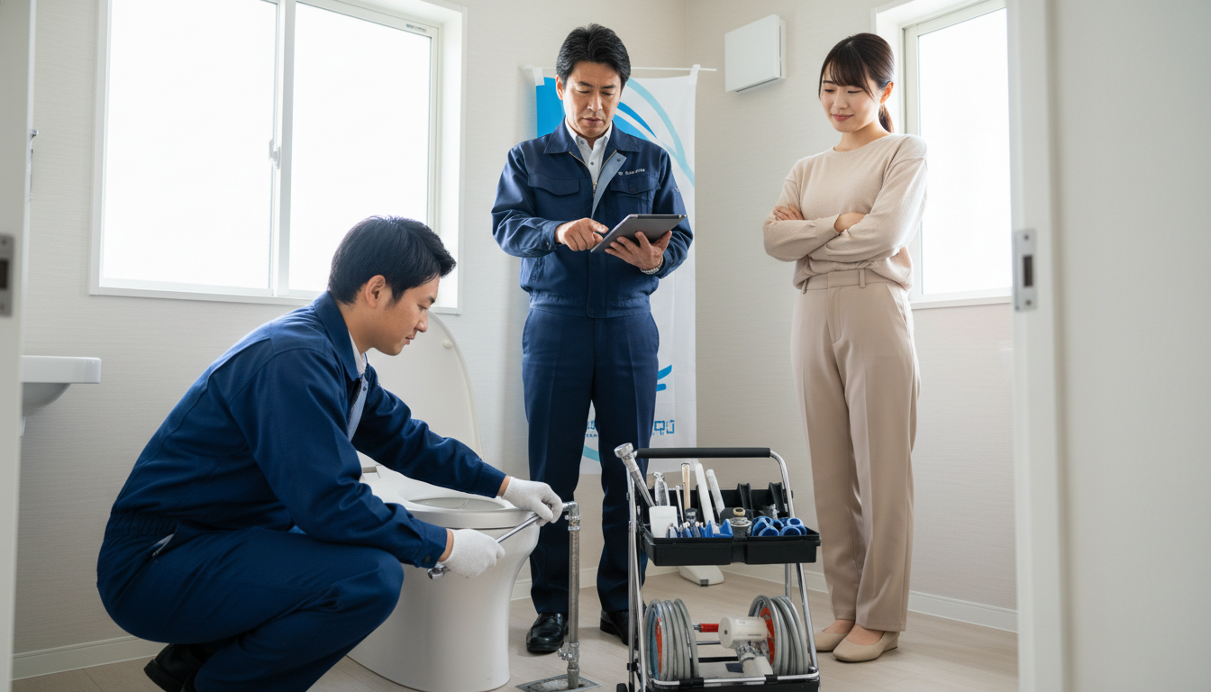 ポイント2：対応スピードと「水道局指定工事店」の信頼性に関する画像