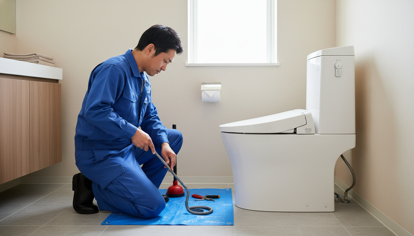 トイレつまりの料金相場と費用を安く抑えるコツに関する画像