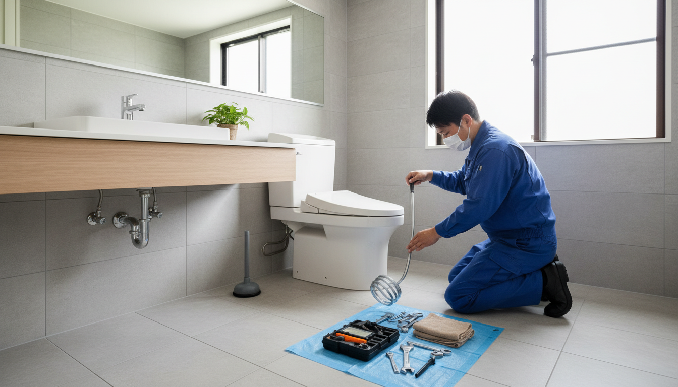 トイレつまり修理の料金相場は?川崎市多摩区のケースに関する画像