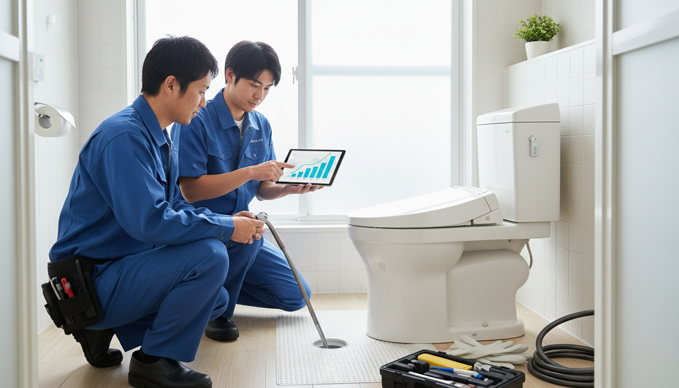 二宮町のトイレつまり修理にかかる料金相場に関する画像