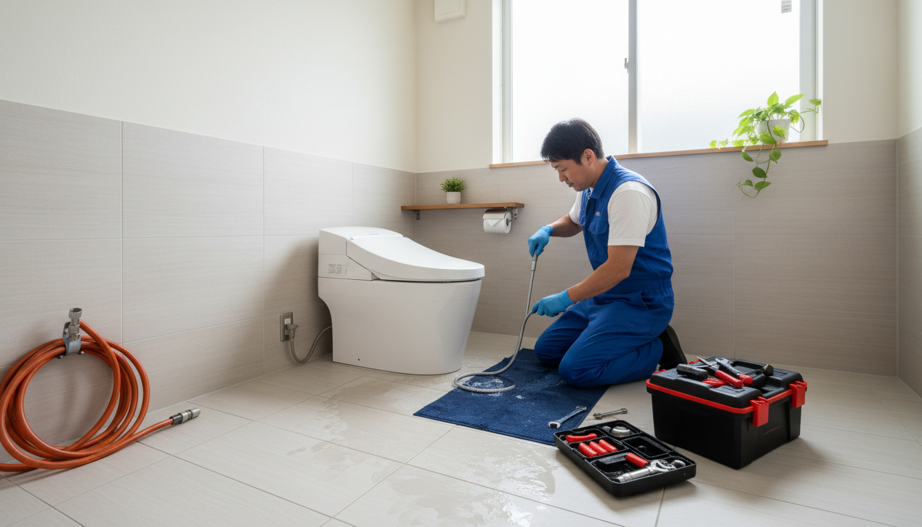 トイレつまりの修理料金相場｜下北郡 大間町エリアに関する画像