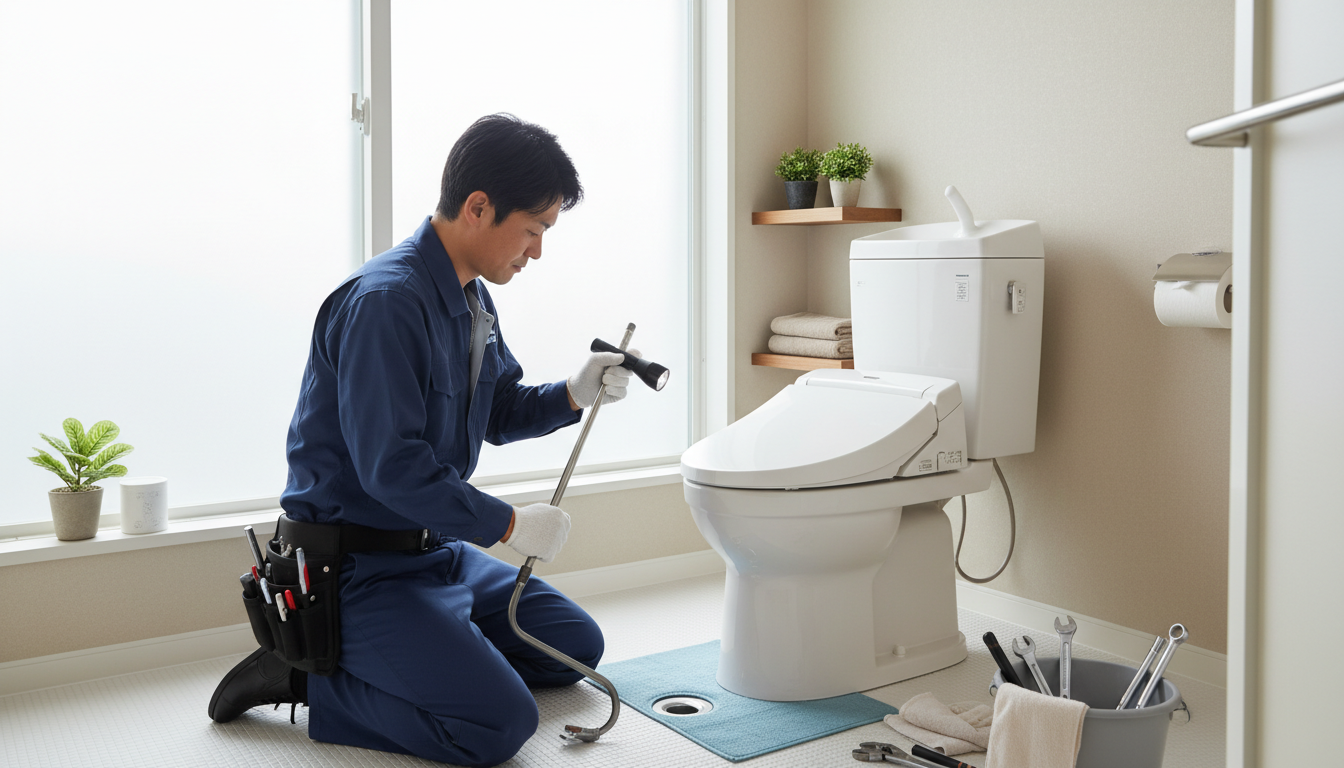 南部町のトイレつまり修理料金の相場に関する画像