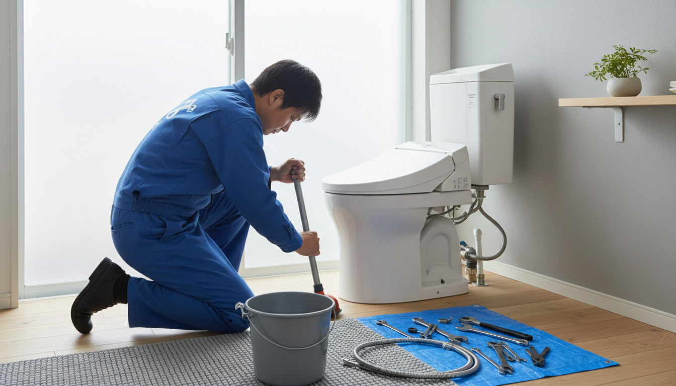 トイレつまりの修理料金の相場【七戸町エリア】に関する画像