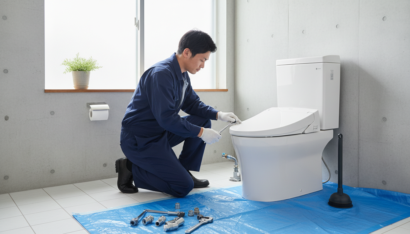 伊東市のトイレつまり修理料金の相場に関する画像