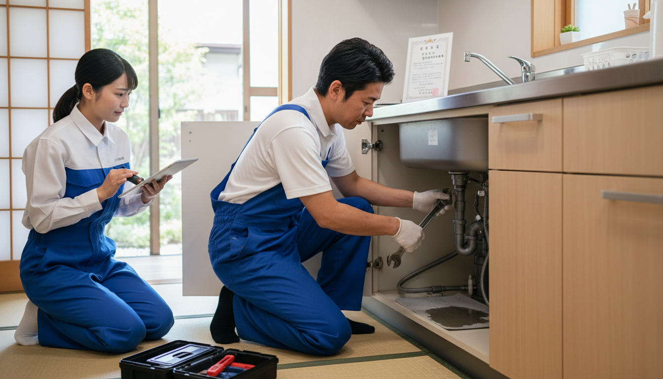 ポイント1:水道局指定工事店であるかに関する画像
