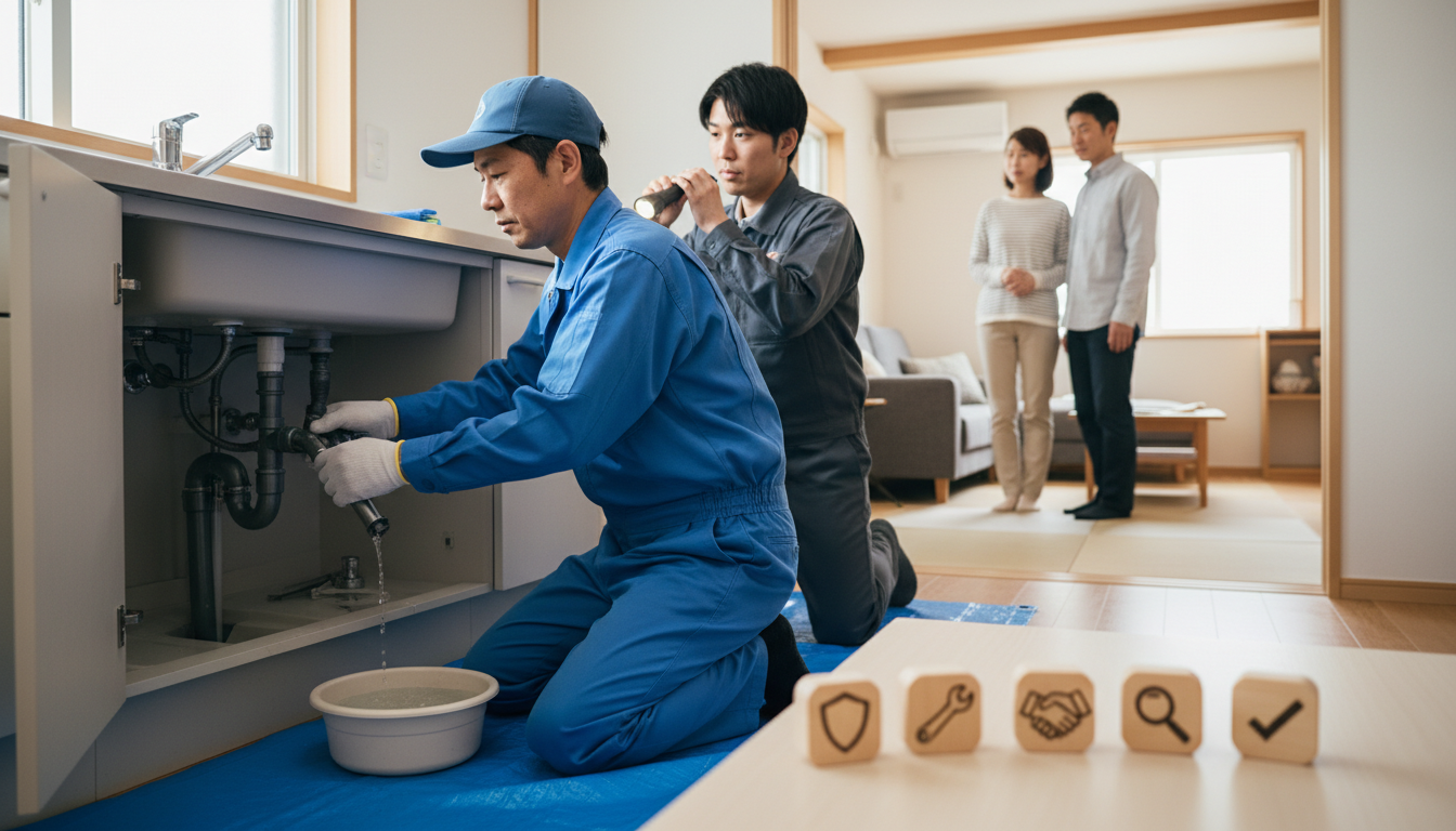 信頼できる水道修理業者を選ぶ5つのポイントに関する画像