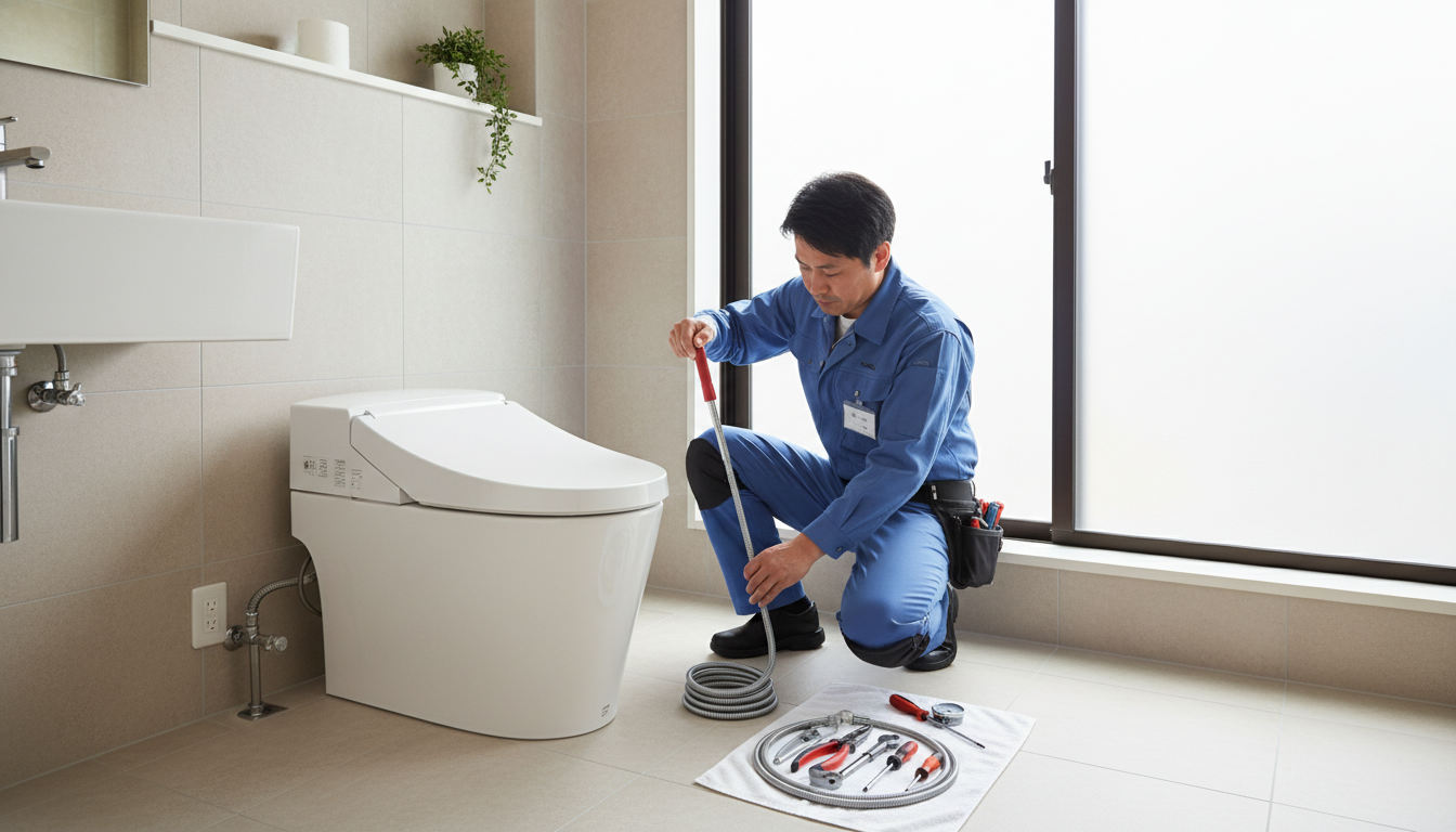 磐田市のトイレつまり修理料金の相場は?に関する画像