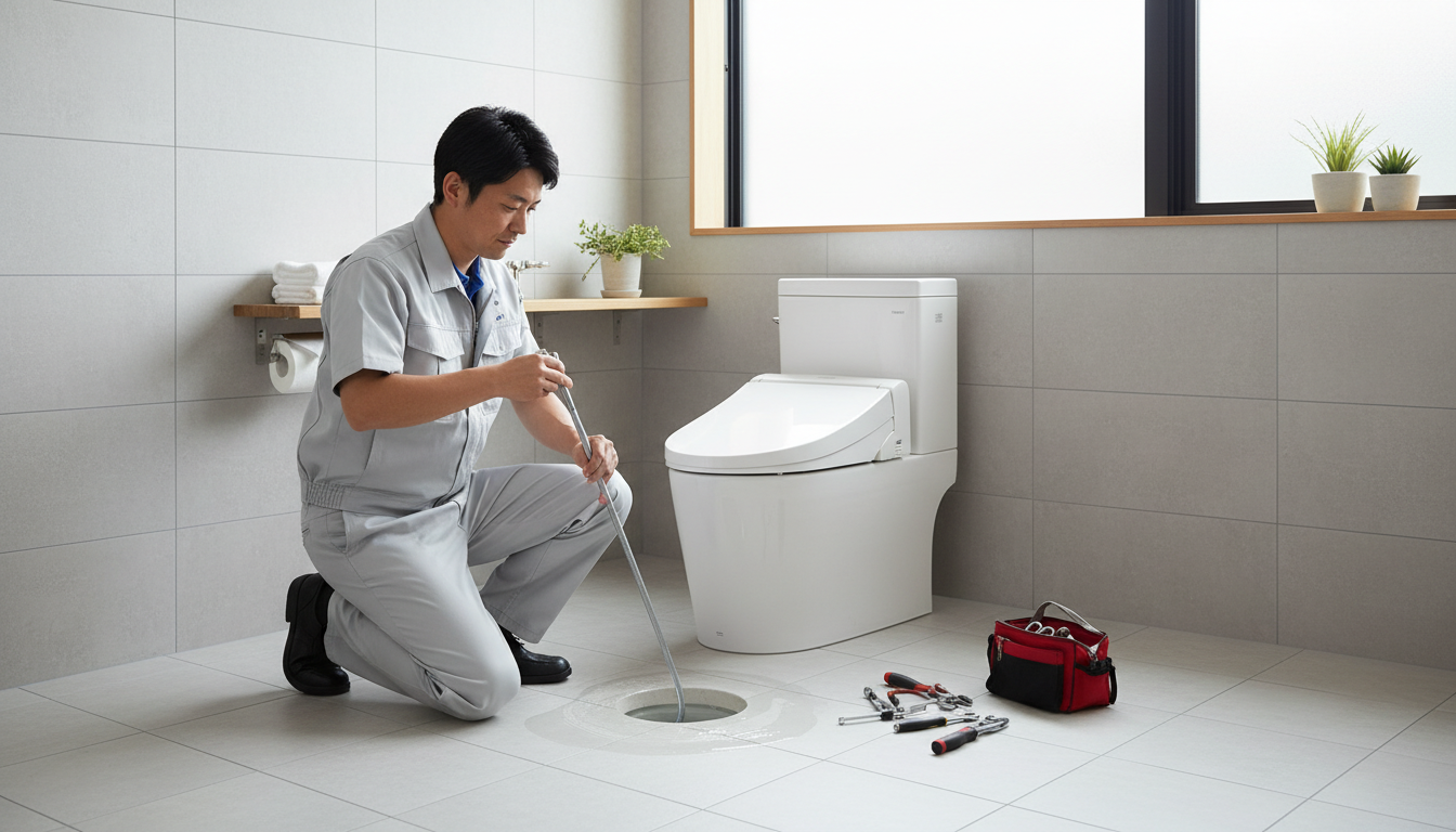 七尾市のトイレつまり修理料金の相場と内訳に関する画像