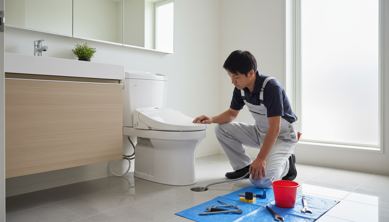 能美郡川北町でのトイレつまり修理の料金相場に関する画像