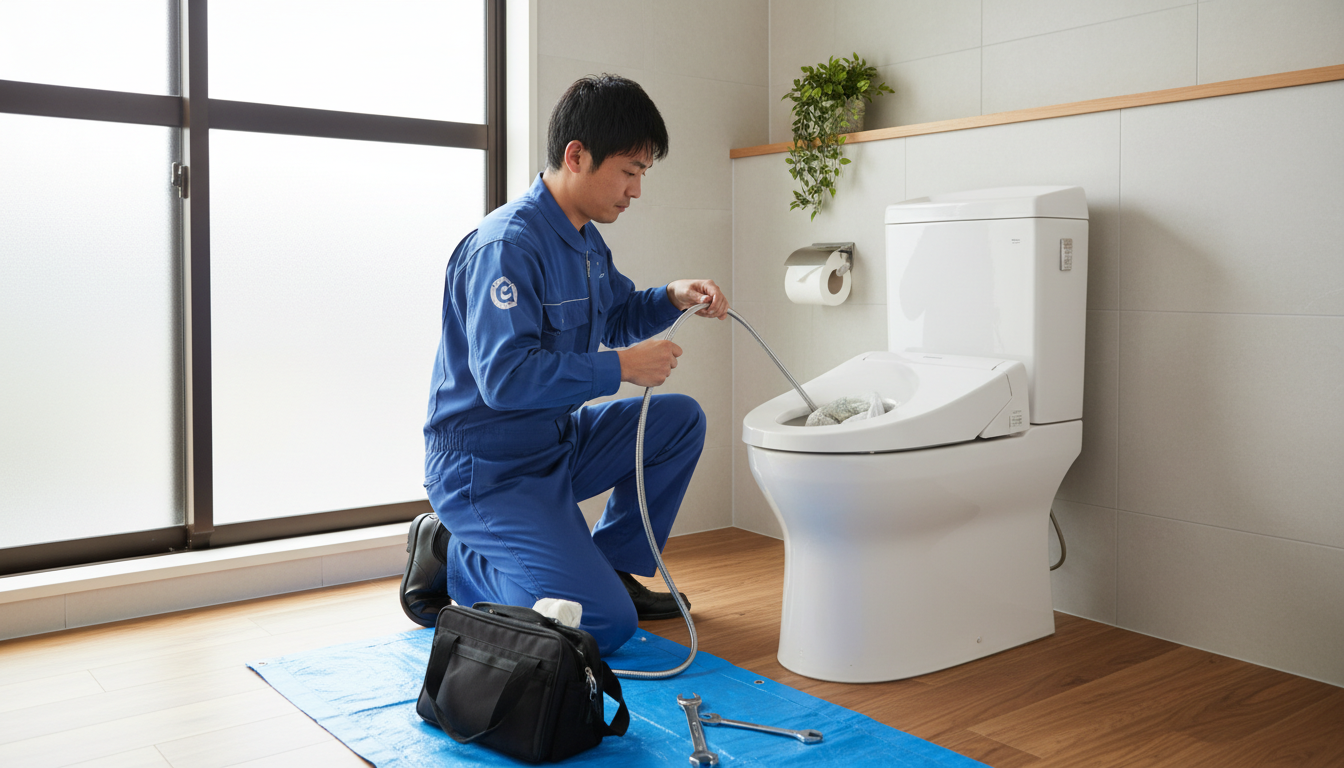 市原市のトイレつまり修理にかかる料金相場は？に関する画像