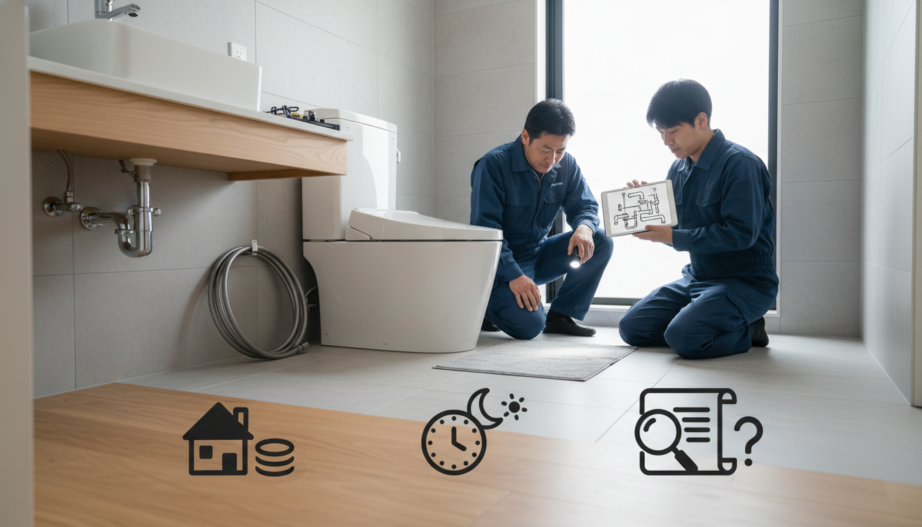 出張費・深夜早朝料金・見積もり時の注意点に関する画像