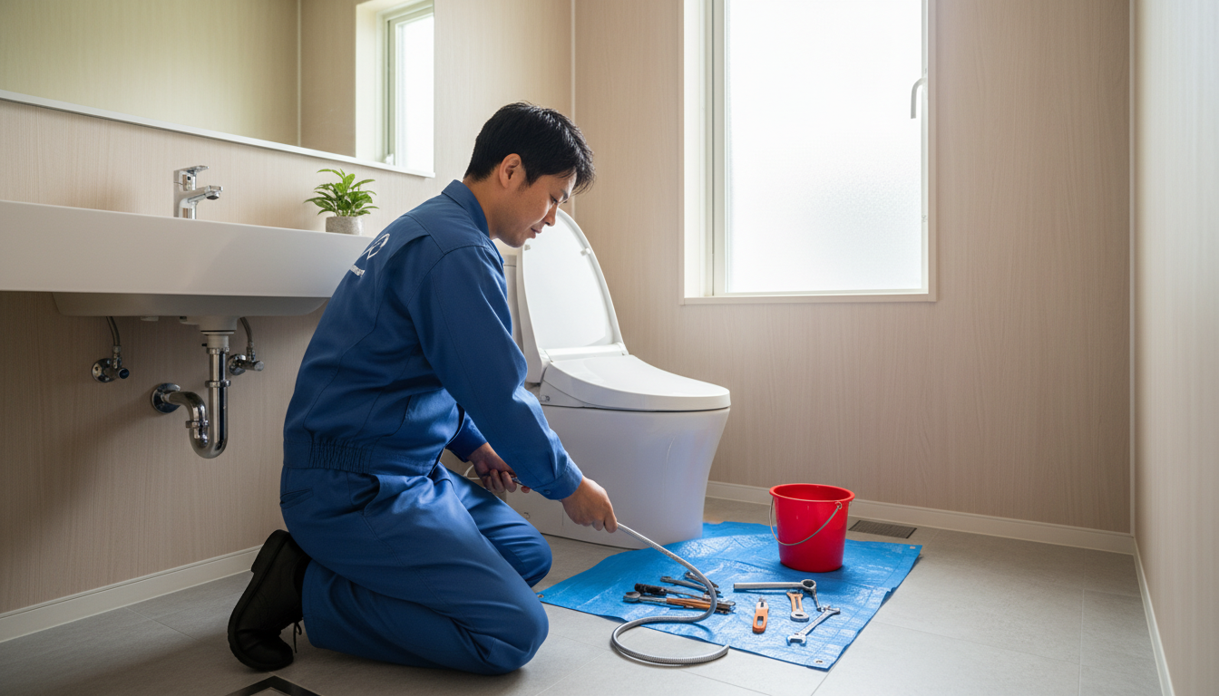 長生郡長生村のトイレつまり修理料金の相場に関する画像