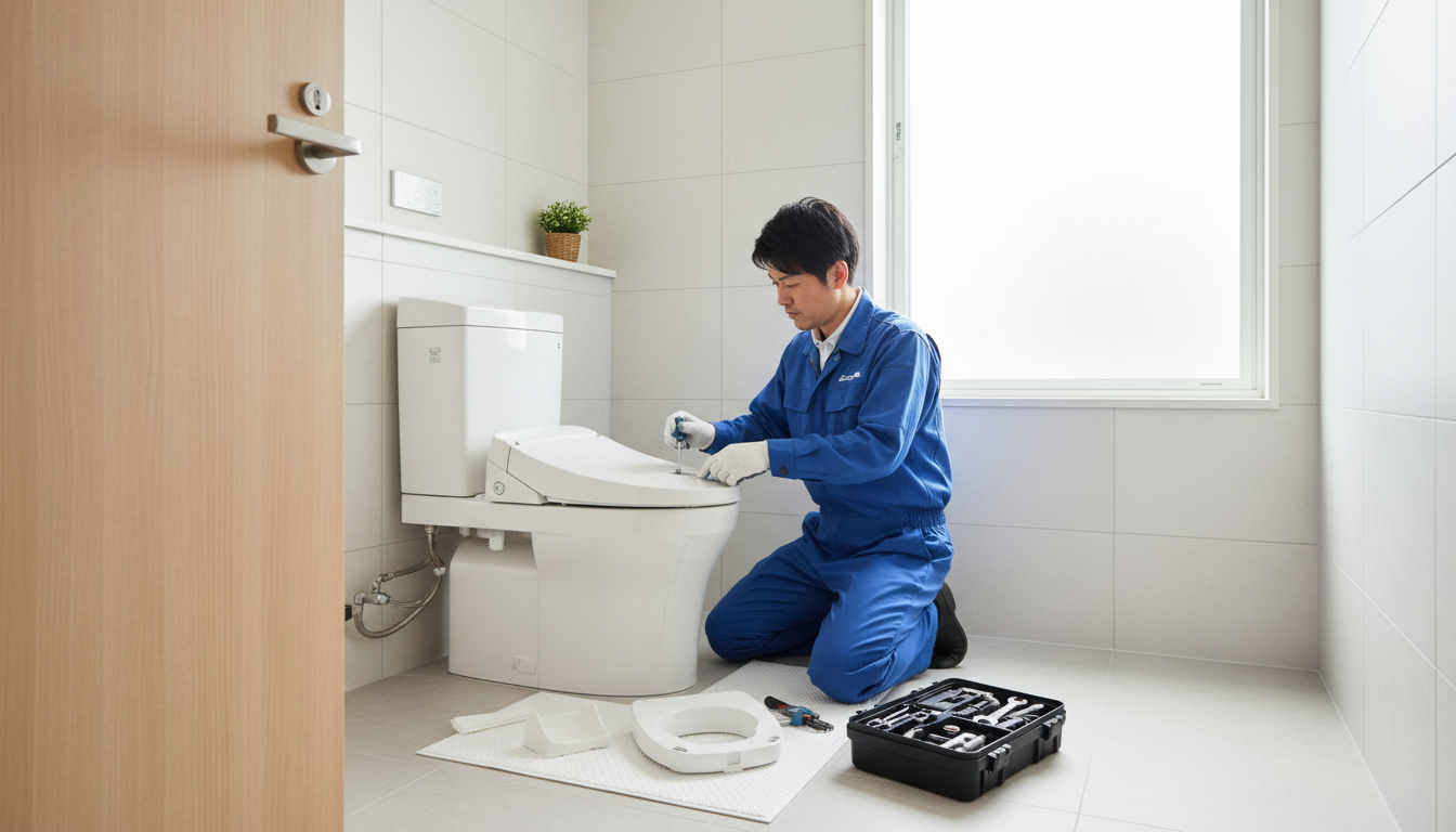 泉南郡田尻町のトイレつまり修理料金の相場に関する画像