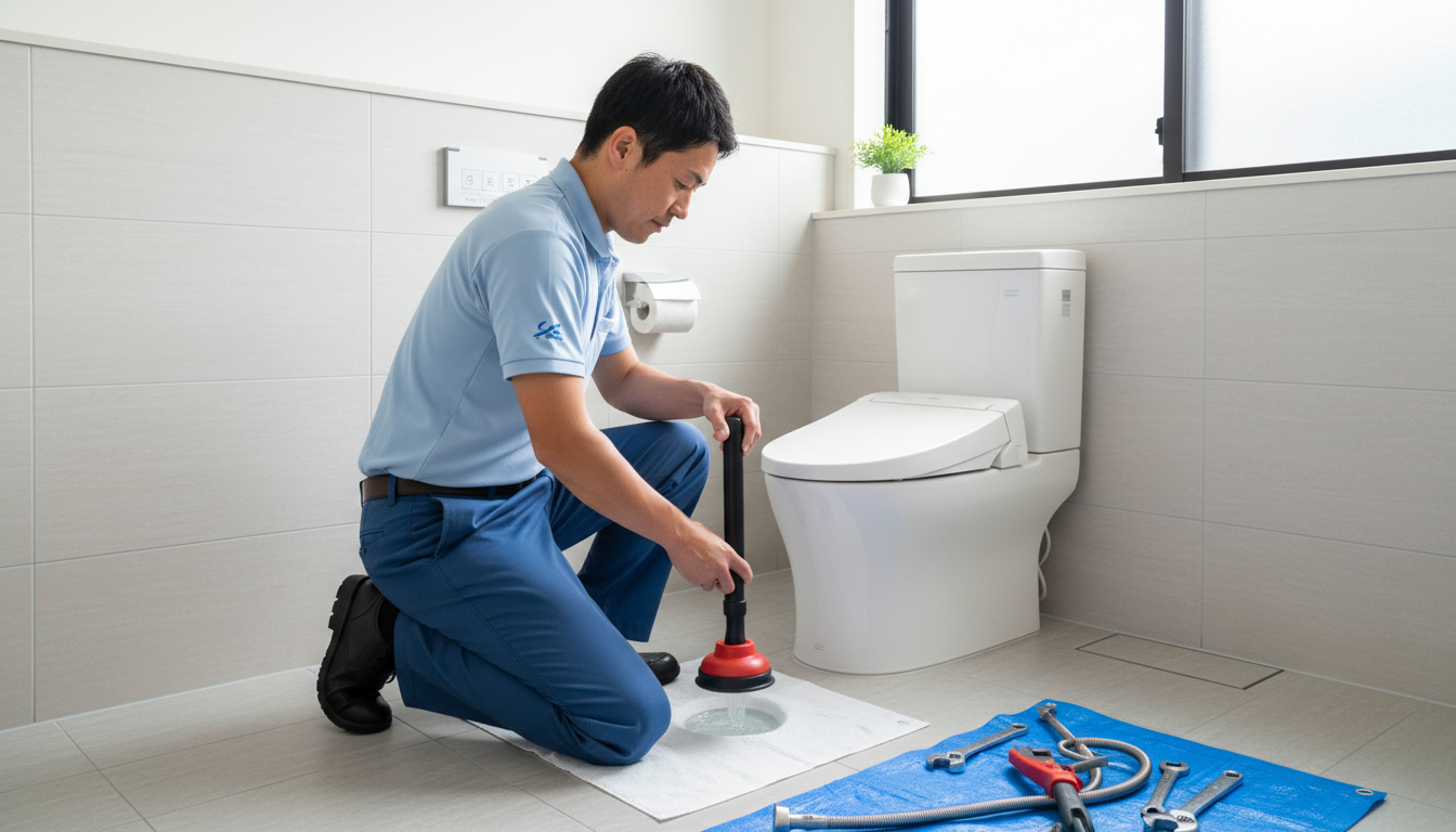 【料金相場】南河内郡太子町のトイレつまり修理にかかる費用に関する画像