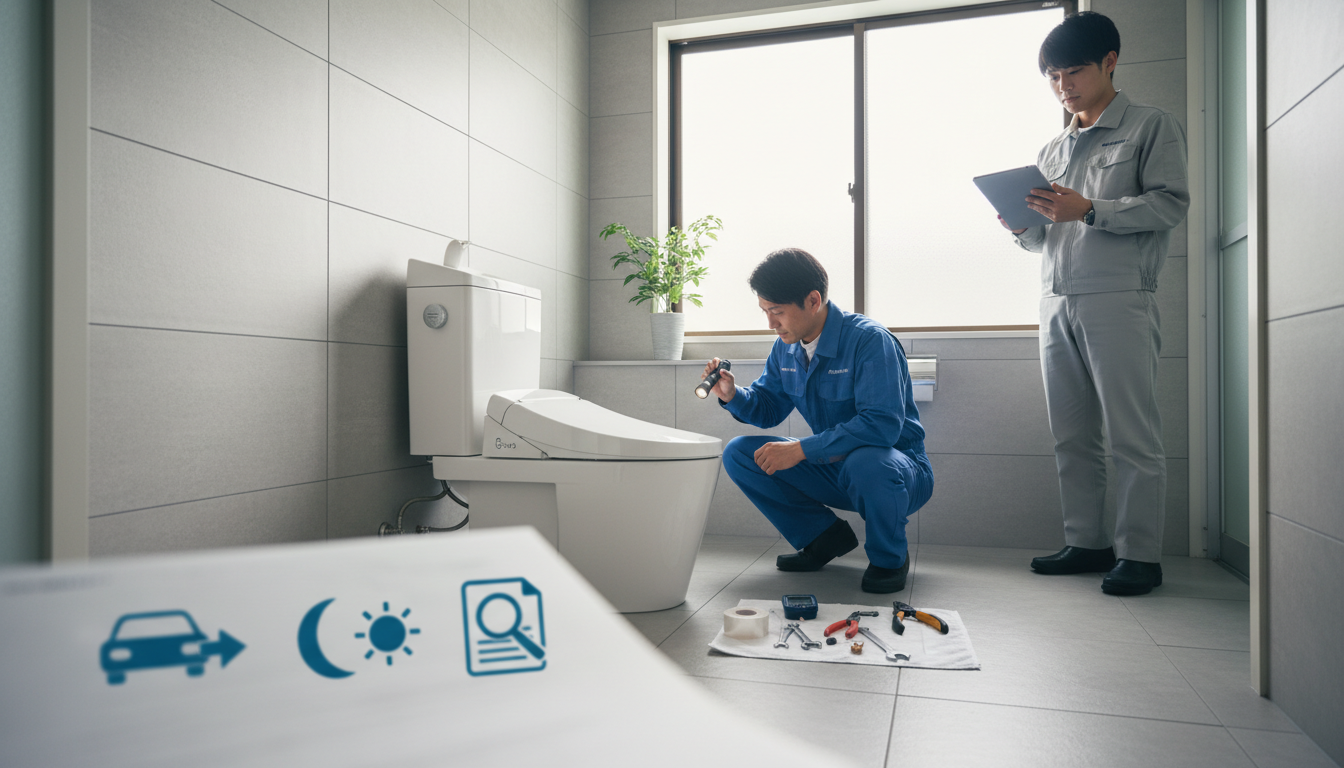 出張費・深夜早朝料金・見積もり時の注意点に関する画像