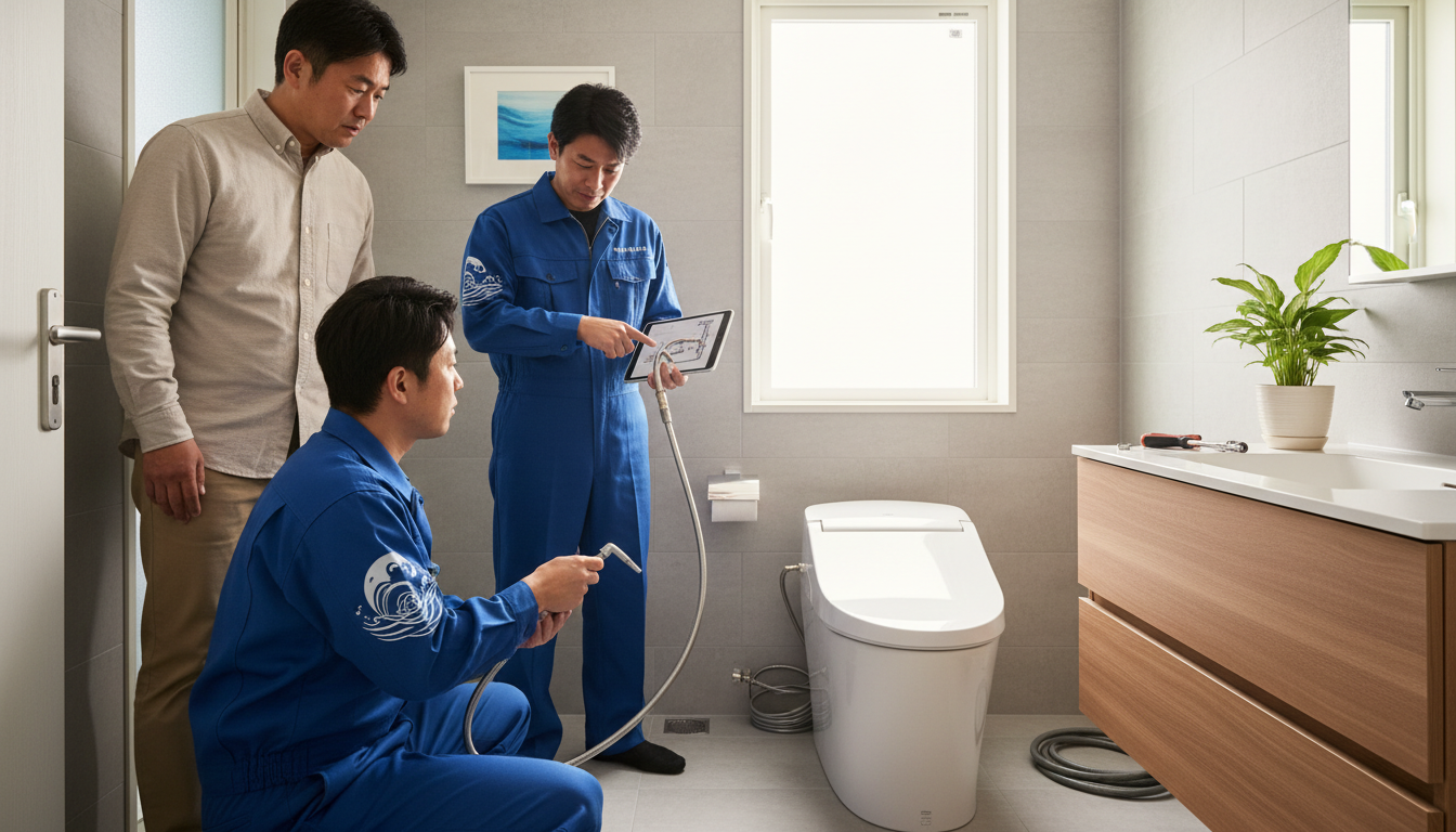 長崎市で信頼できるトイレつまり修理業者を選ぶ5つのポイントに関する画像