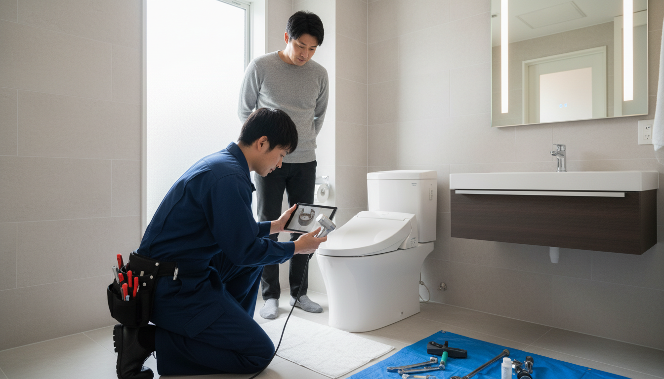 下條村で信頼できるトイレつまり修理業者の選び方に関する画像