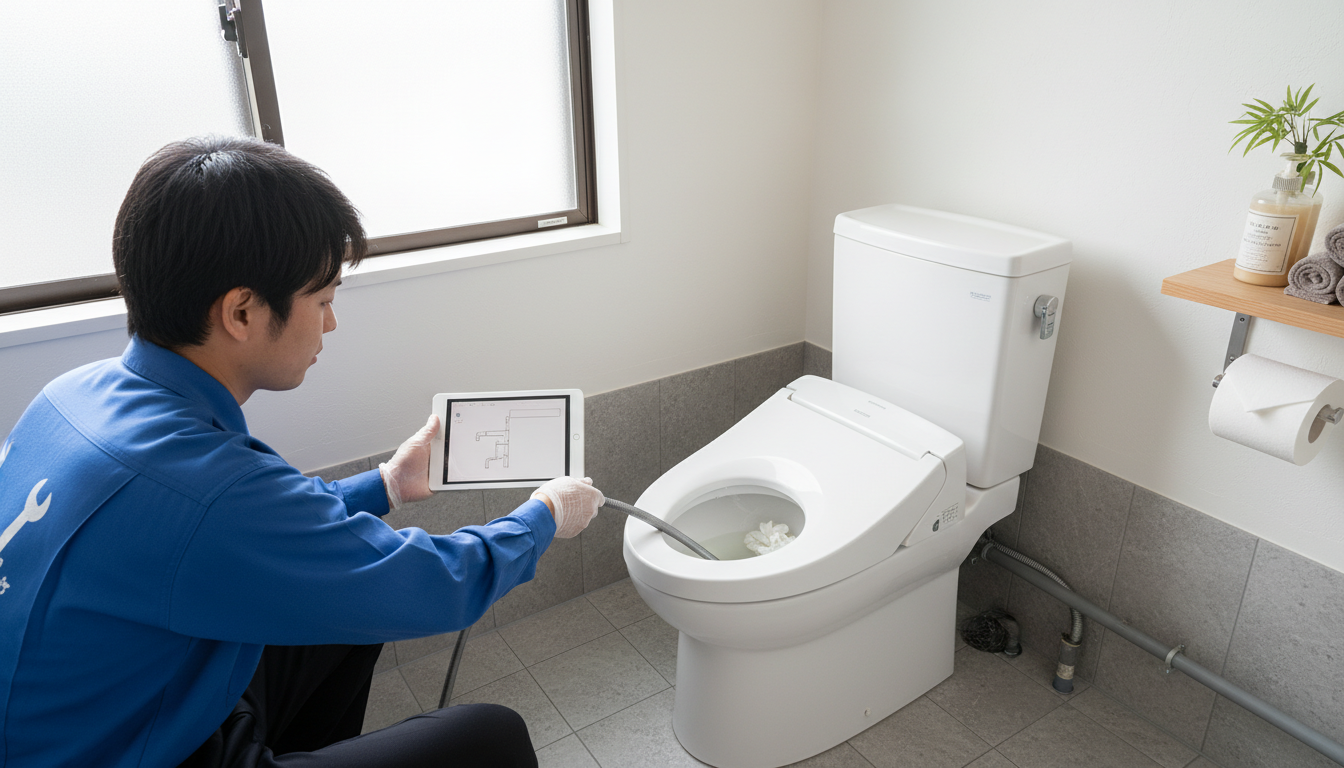 【原因別】松川町のトイレつまり修理料金の相場はいくら？に関する画像