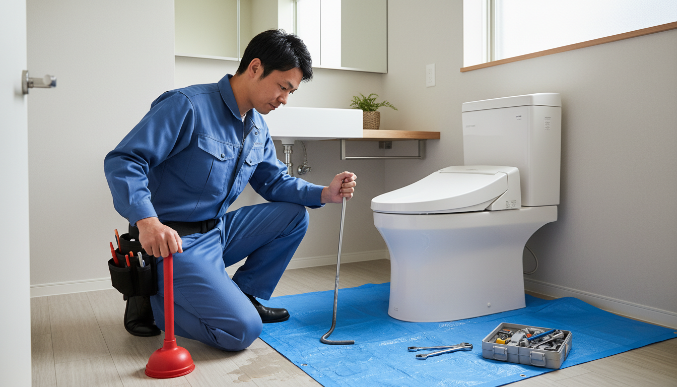 野沢温泉村のトイレつまり修理にかかる料金相場に関する画像