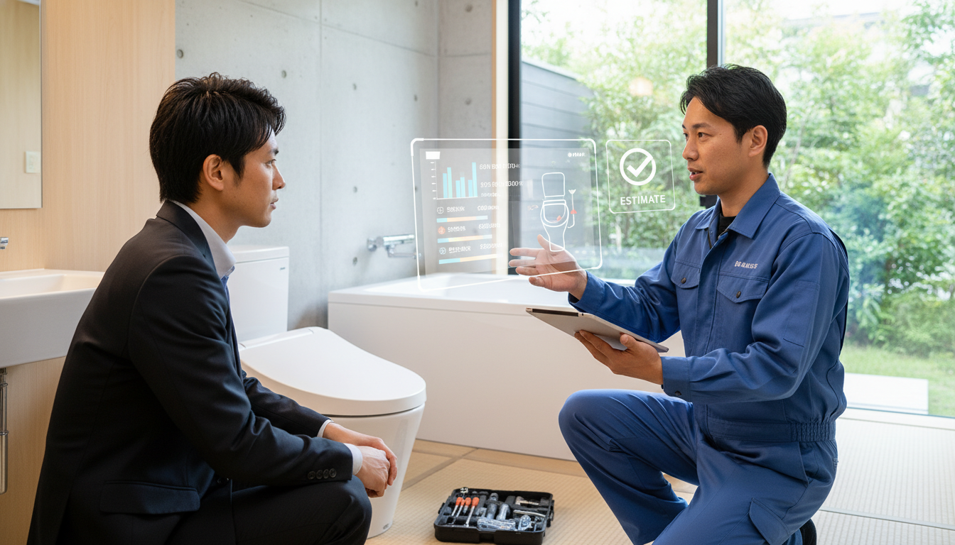 Point 2. 明確な料金体系と作業前の見積もりに関する画像