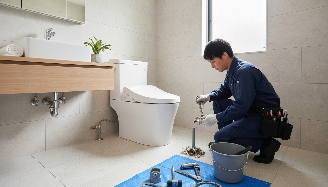 岩美郡岩美町のトイレつまり修理にかかる料金相場は？に関する画像