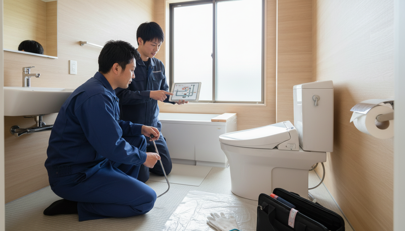 大山町で信頼できるトイレつまり修理業者を選ぶ3つのポイントに関する画像