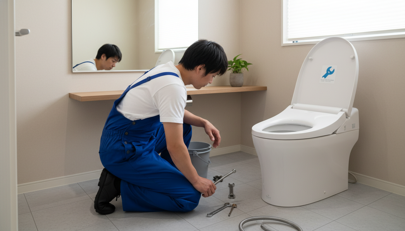 倉吉市で信頼できるトイレつまり修理業者の選び方に関する画像