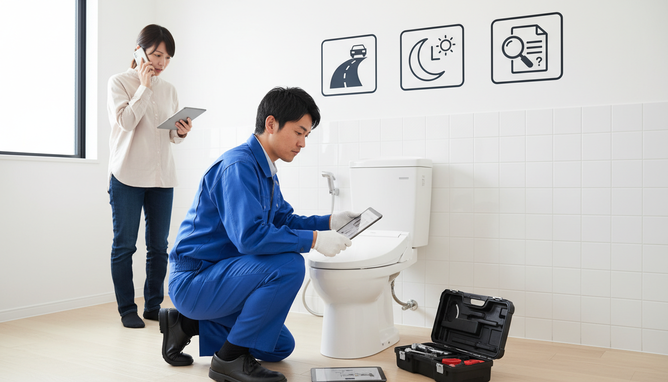 出張費・深夜早朝料金・見積もり時の注意点に関する画像