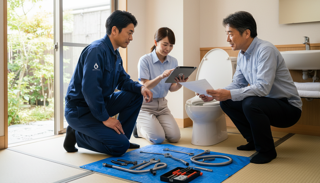 信頼できる水道業者を選ぶための5つのチェックポイントに関する画像