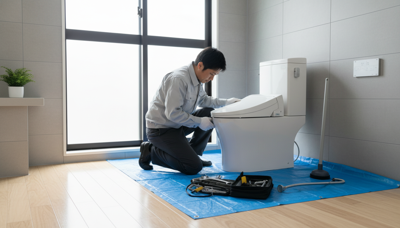 米子市のトイレつまり修理料金の相場は?に関する画像