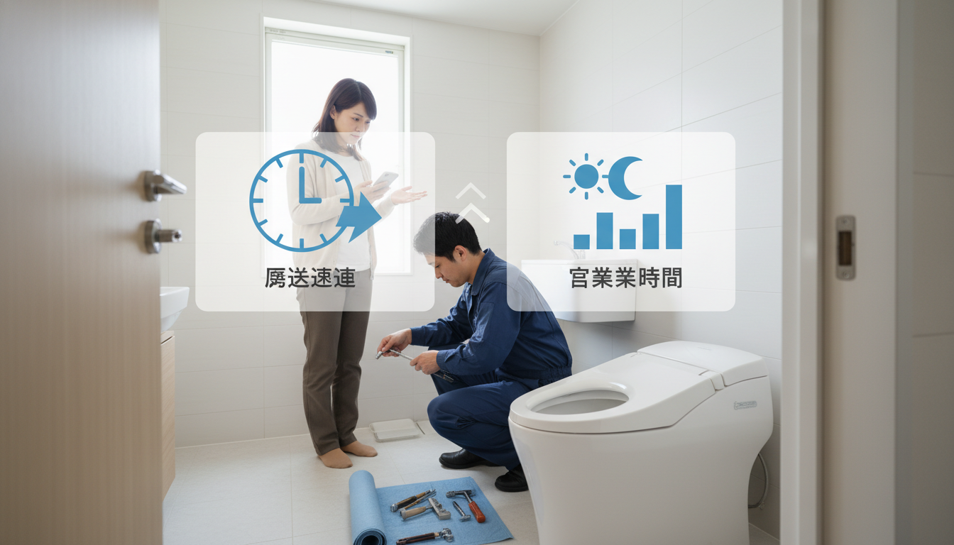 対応スピードと営業時間を比較!緊急時に頼れる業者を選ぼうに関する画像